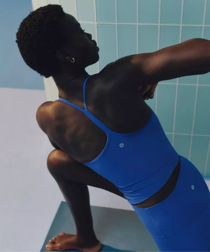 Person in lululemon clothes. 