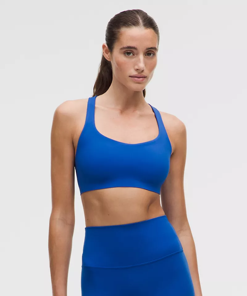A person in lululemon clothes.