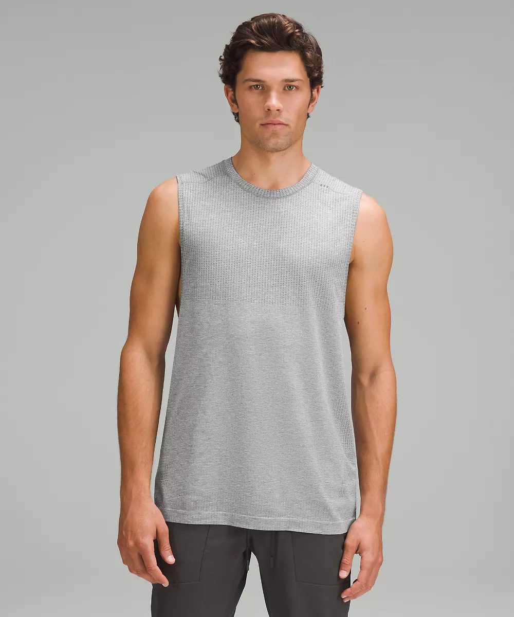 Metal Vent Tech chemise sans manches — Slate/White, view 1