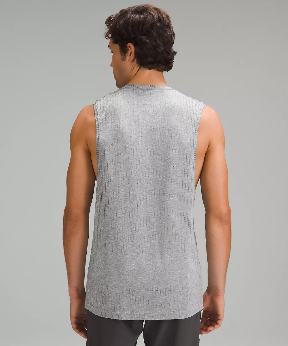 Metal Vent Tech chemise sans manches — Slate/White, view 3