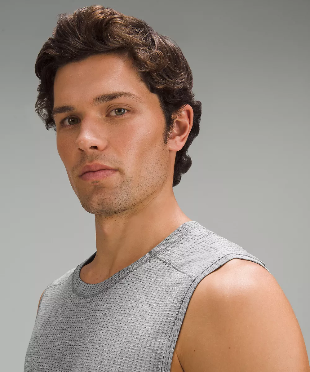 Metal Vent Tech chemise sans manches — Slate/White, view 4