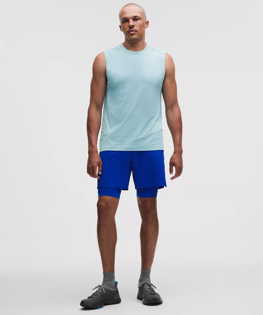 Metal Vent Tech chemise sans manches *Updated Fit — Seafoam/Seafoam, view 3