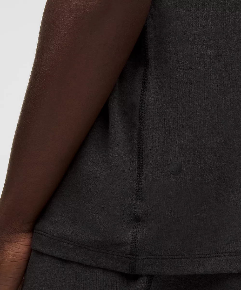 Chemise sans manches coupe décontractée BeCalm — Heathered Black, view 5