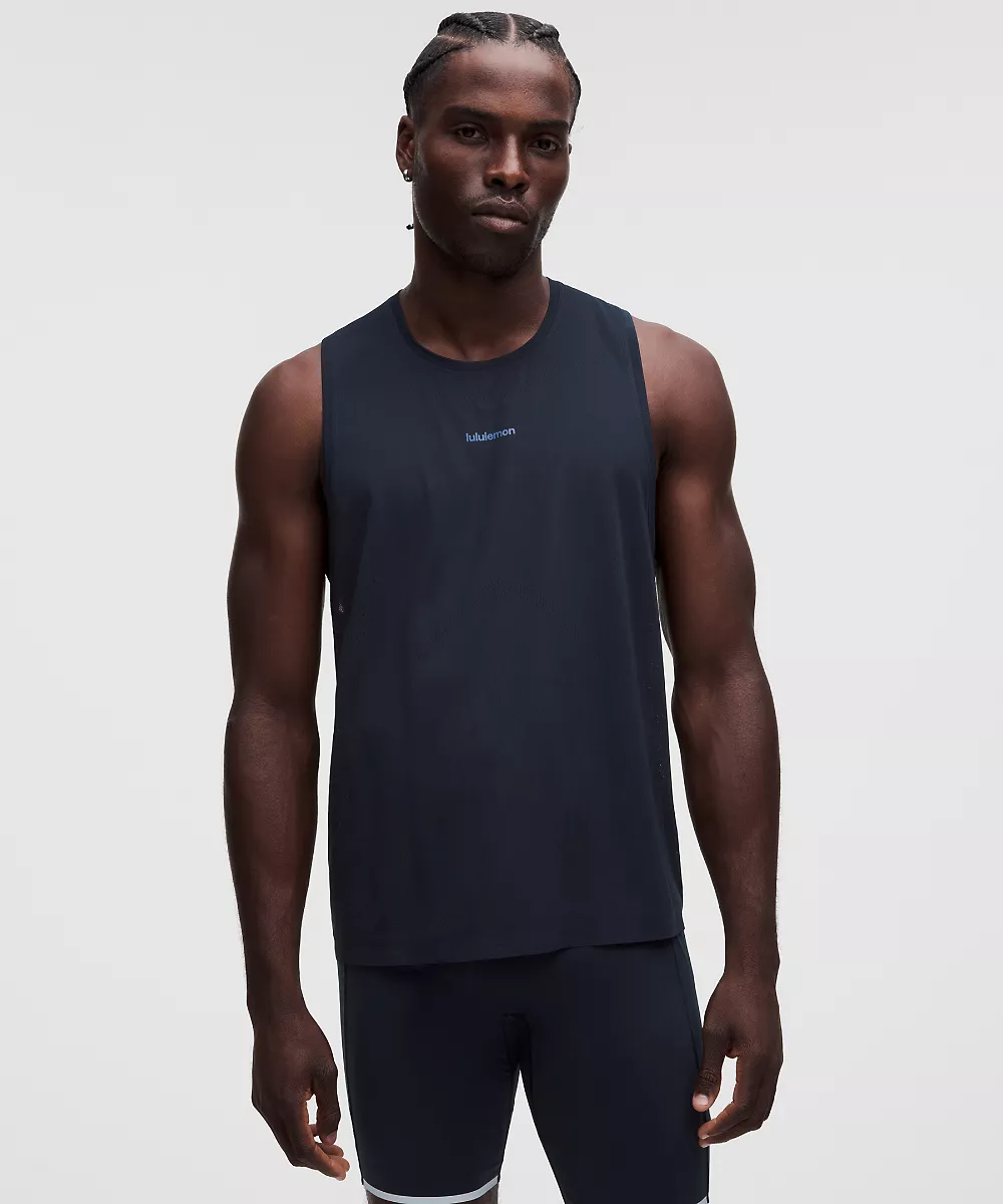 Fast and Free débardeur homme *Race Length — True Navy, view 1