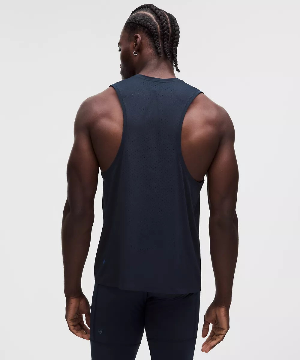 Fast and Free débardeur homme *Race Length — True Navy, view 2