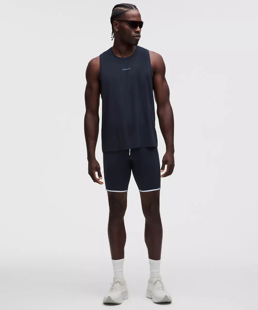Fast and Free débardeur homme *Race Length — True Navy, view 3