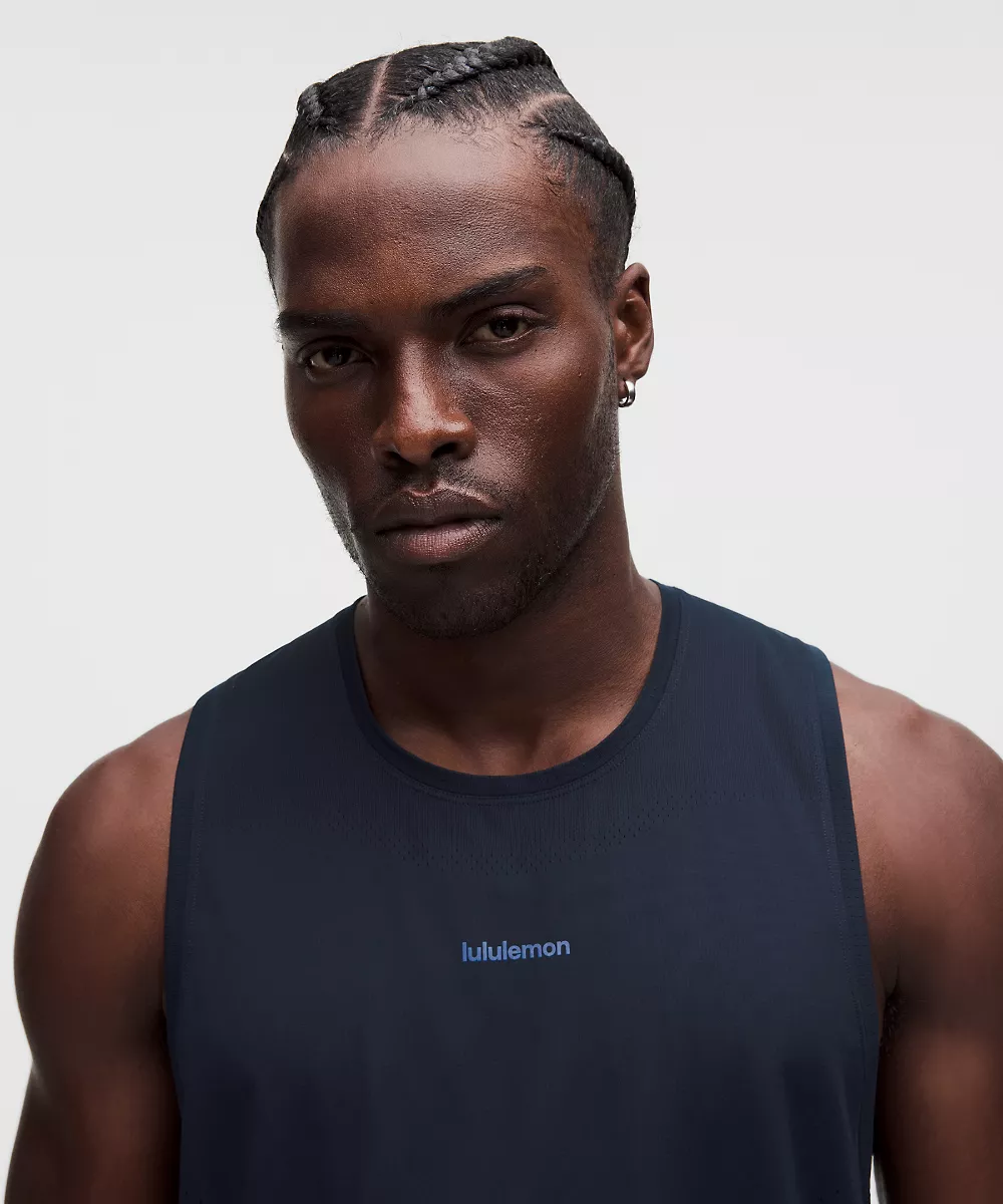 Fast and Free débardeur homme *Race Length — True Navy, view 4