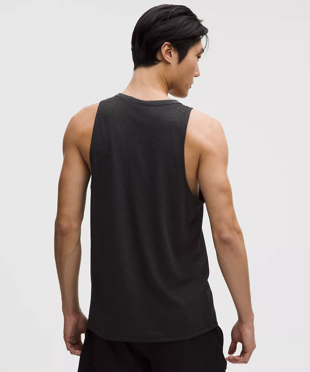 Mile Maker débardeur léger — Heathered Black, view 2