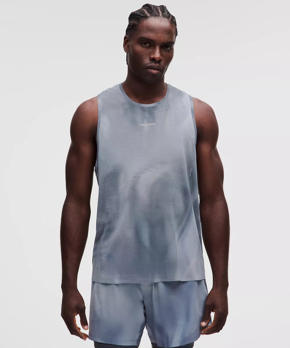 Fast and Free débardeur homme *Race Length — Speed Glow Grey Multi, view 1
