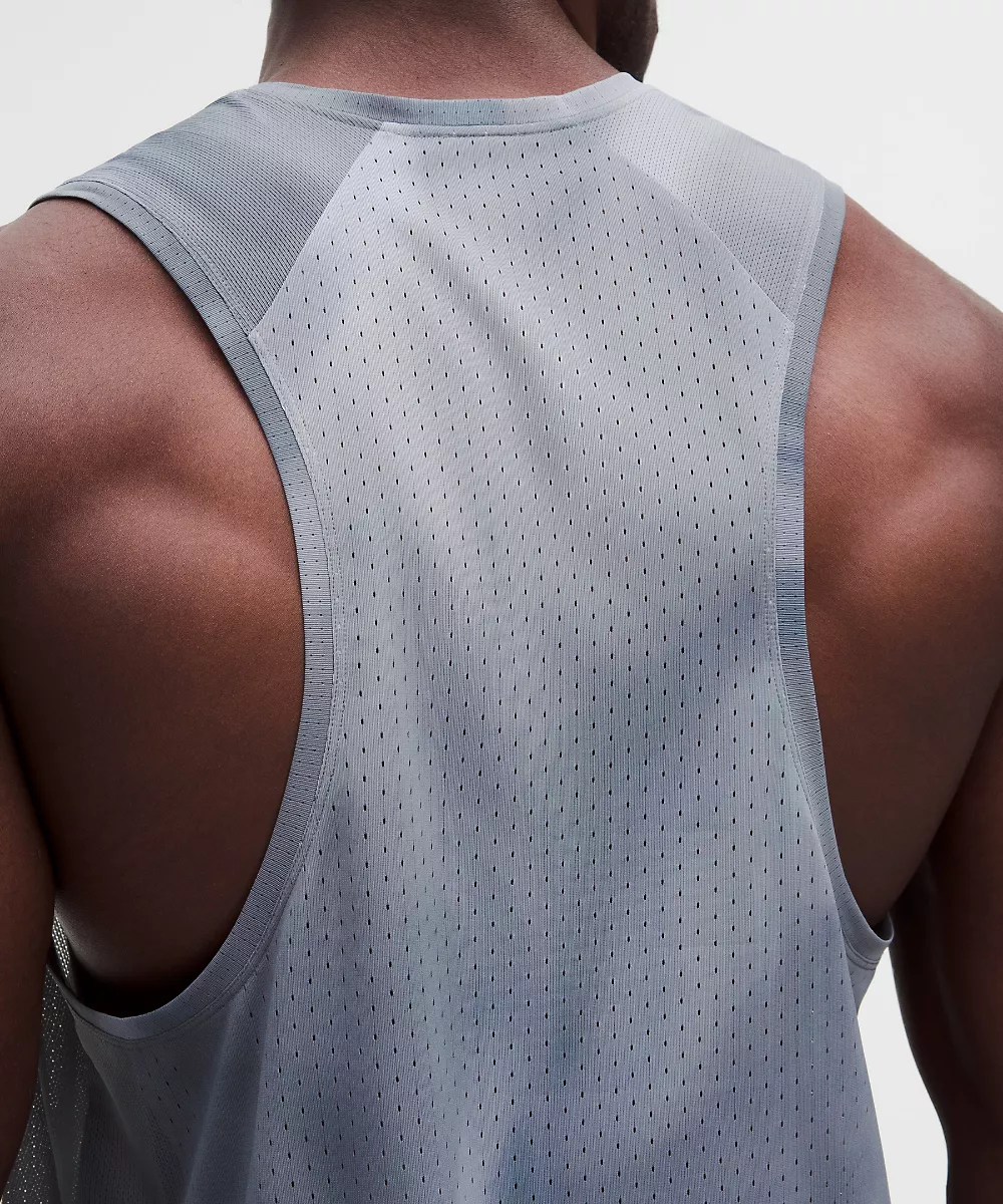 Fast and Free débardeur homme *Race Length — Speed Glow Grey Multi, view 5