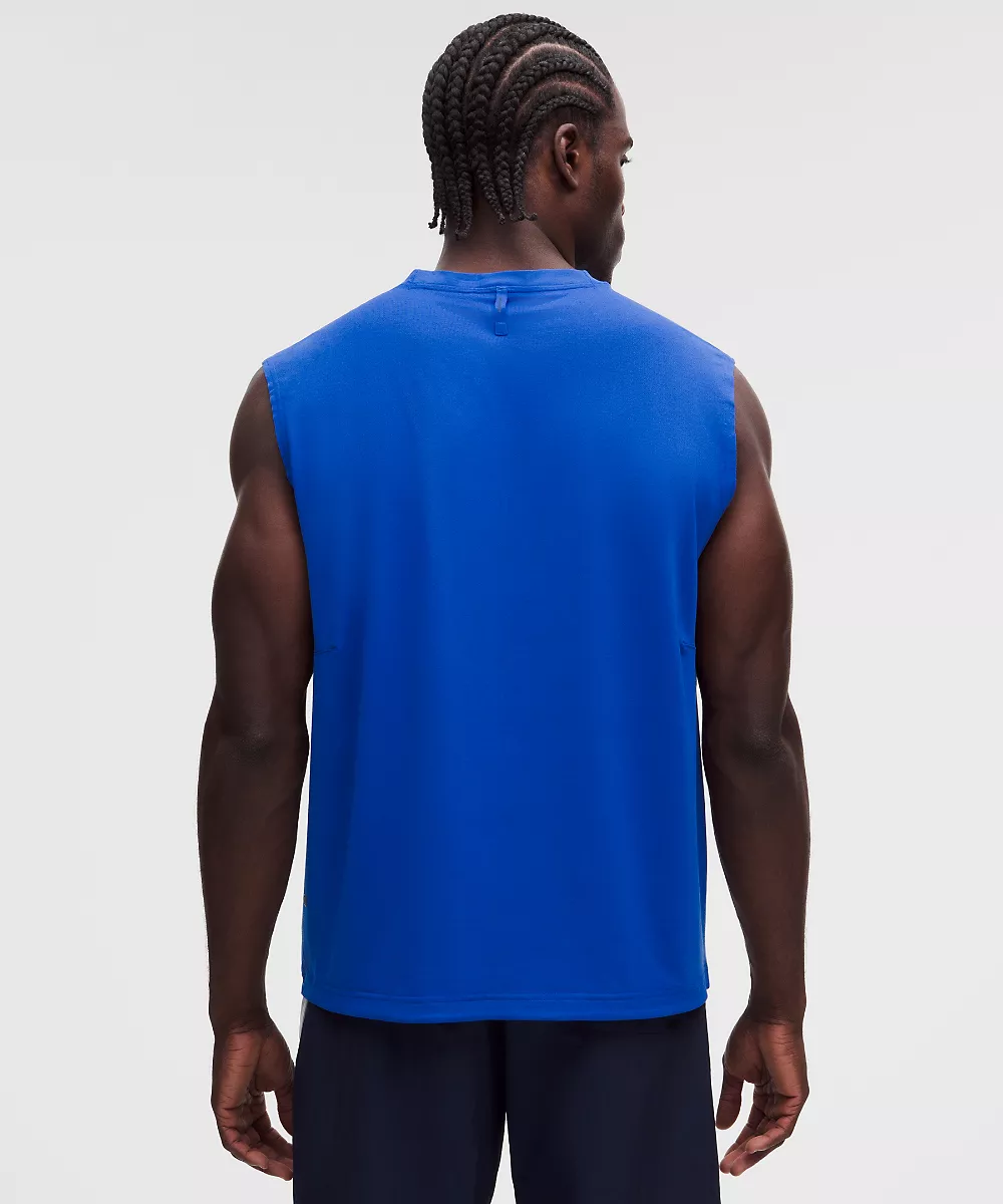 Chemise d'entraînement EasySet sans manches — Beach Ball Blue, view 3