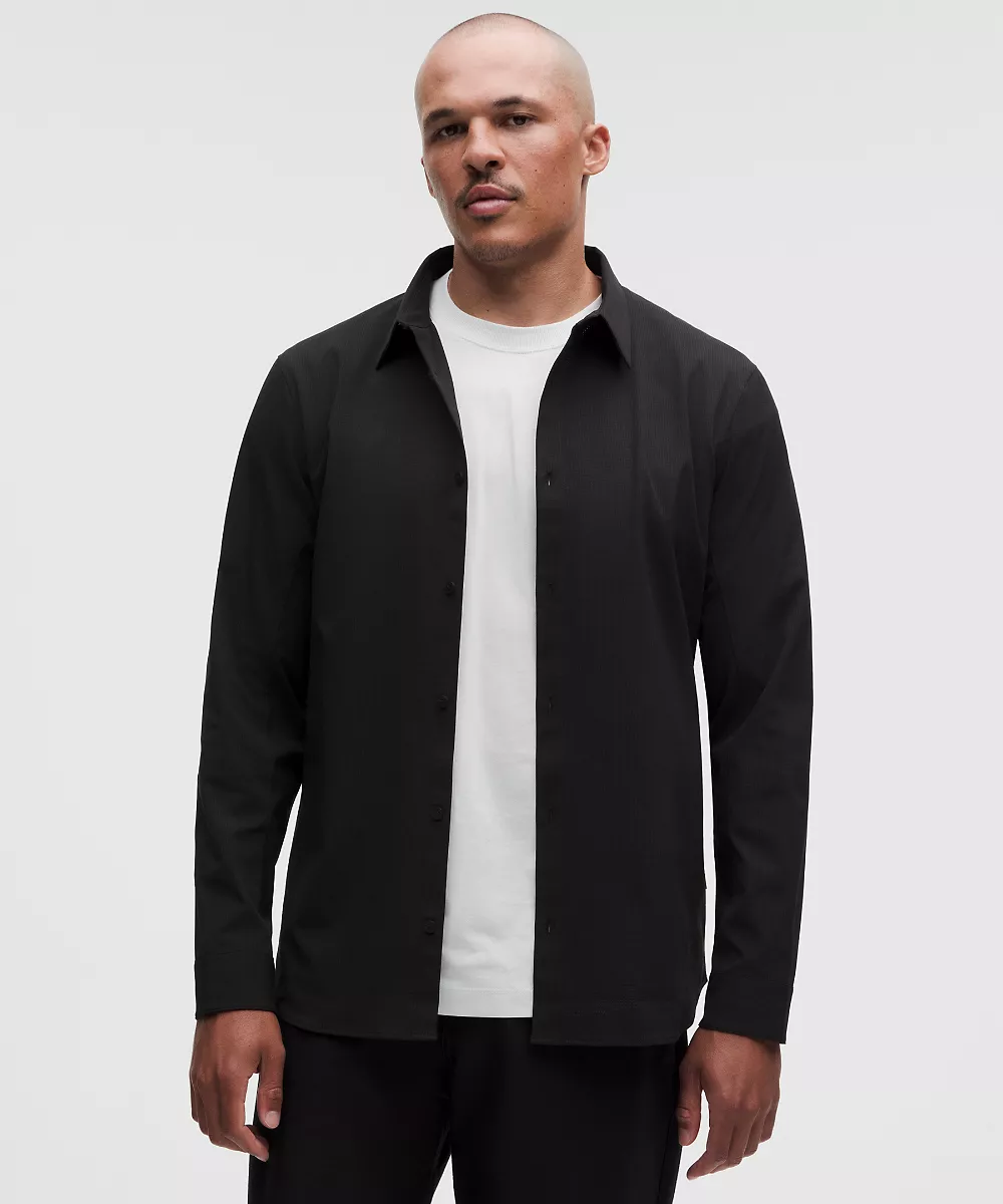 Chemise manches longues Airing Easy — Black, view 1