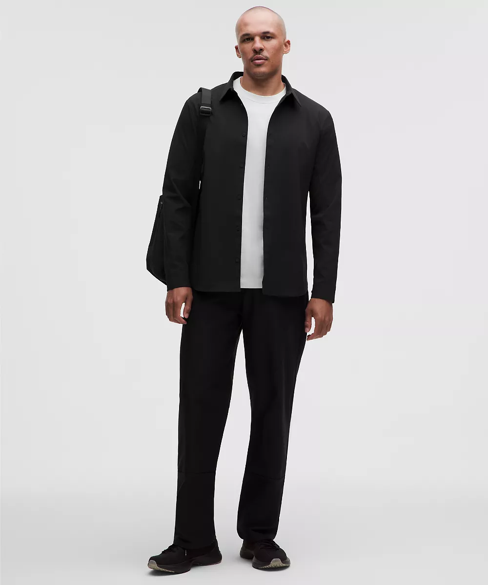 Chemise manches longues Airing Easy — Black, view 2