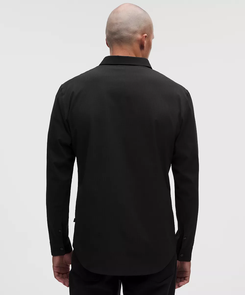Chemise manches longues Airing Easy — Black, view 3