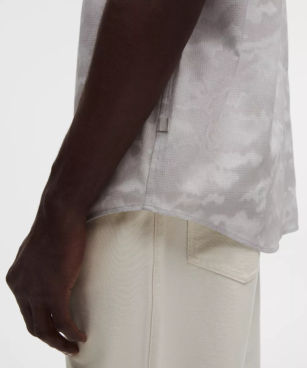 Chemise manches courtes Airing Easy — Dither Camo Tan Multi, view 5