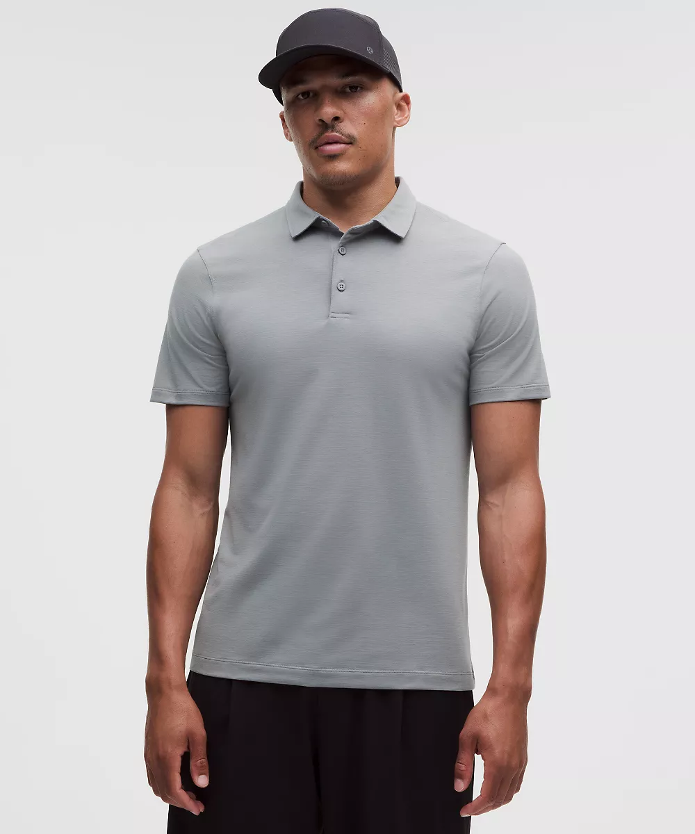 Polo manches courtes Evolution — Feather Grey, view 1