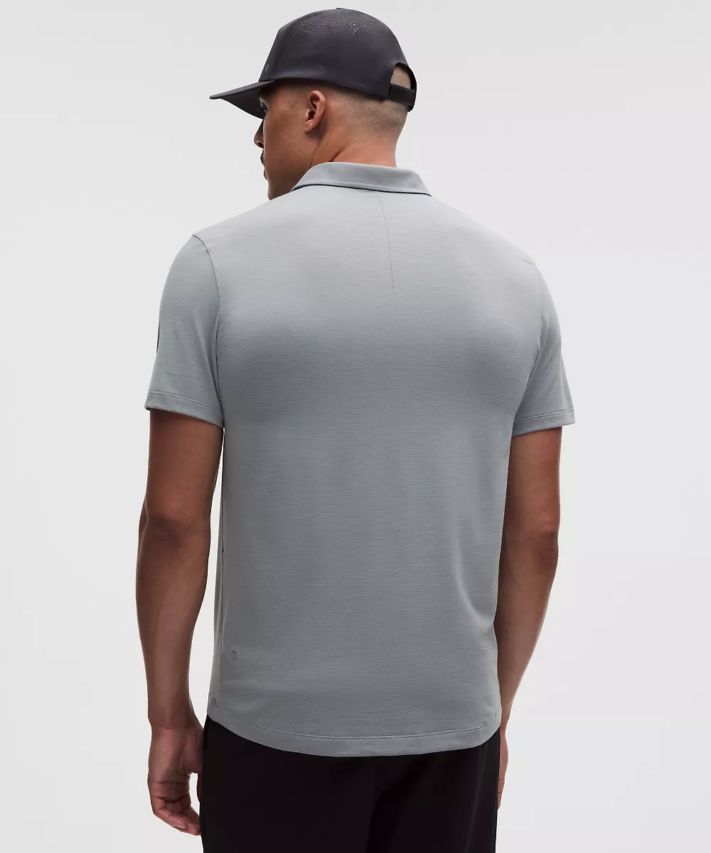 Polo manches courtes Evolution — Feather Grey, view 3