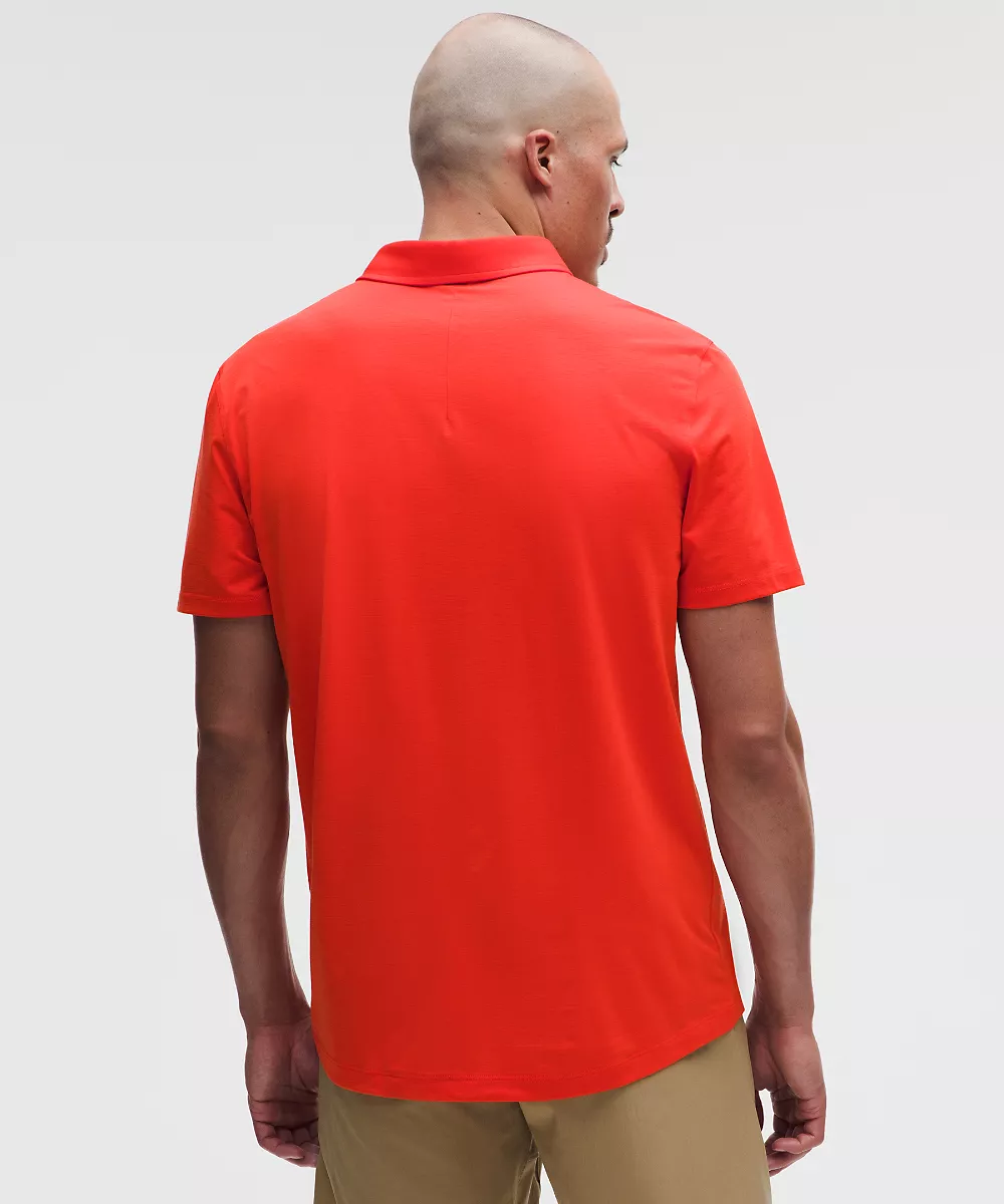 Polo manches courtes Evolution — Cherry Ember, view 3