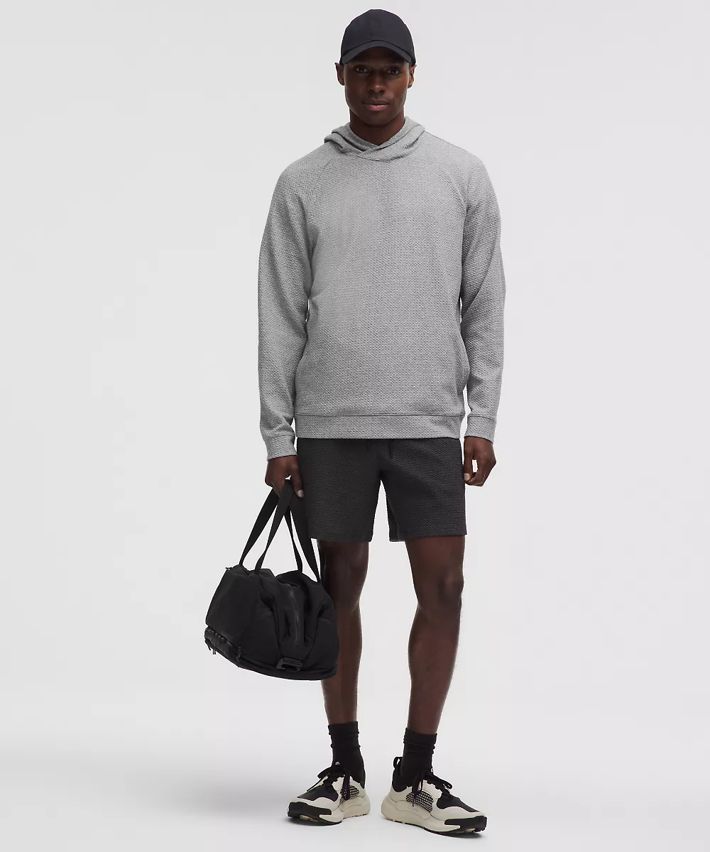 Sweat à capuche Ease The Day — Heathered Medium Grey/Black, view 2