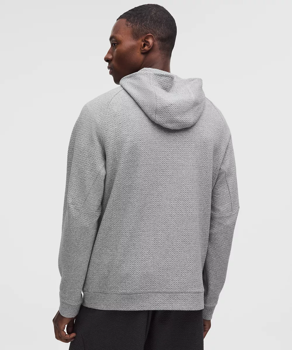 Sweat à capuche Ease The Day — Heathered Medium Grey/Black, view 3