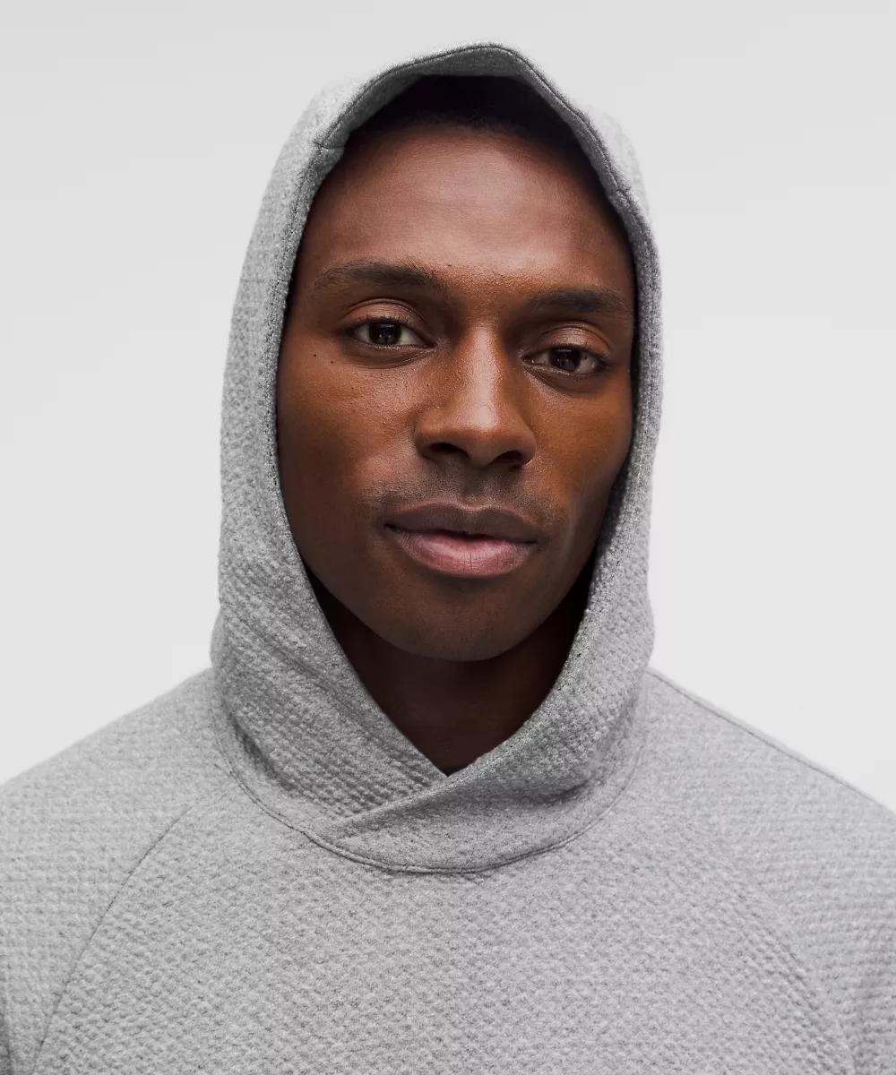 Sweat à capuche Ease The Day — Heathered Medium Grey/Black, view 4