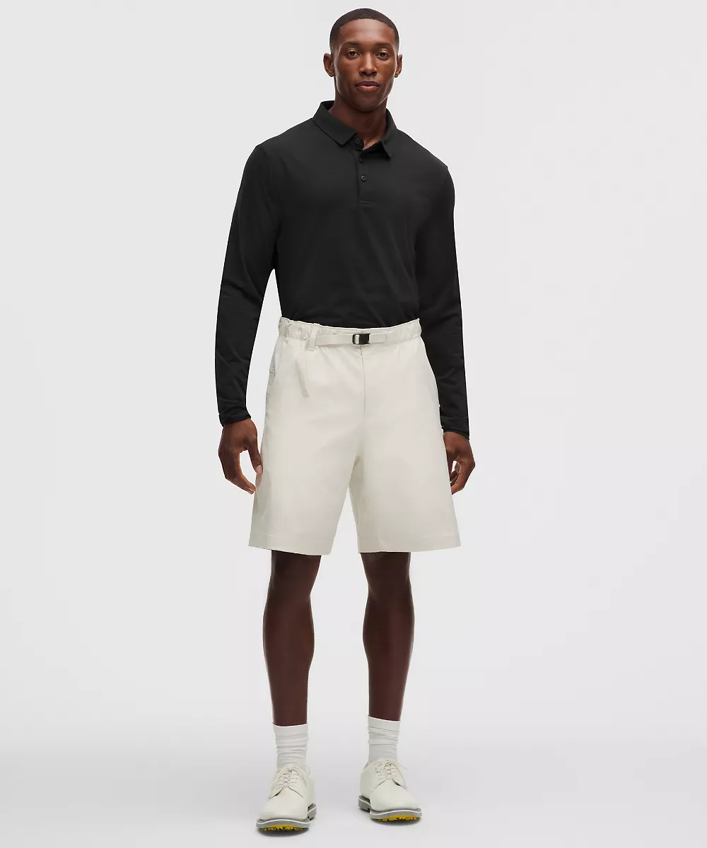 Polo manches longues Evolution — Black, view 2