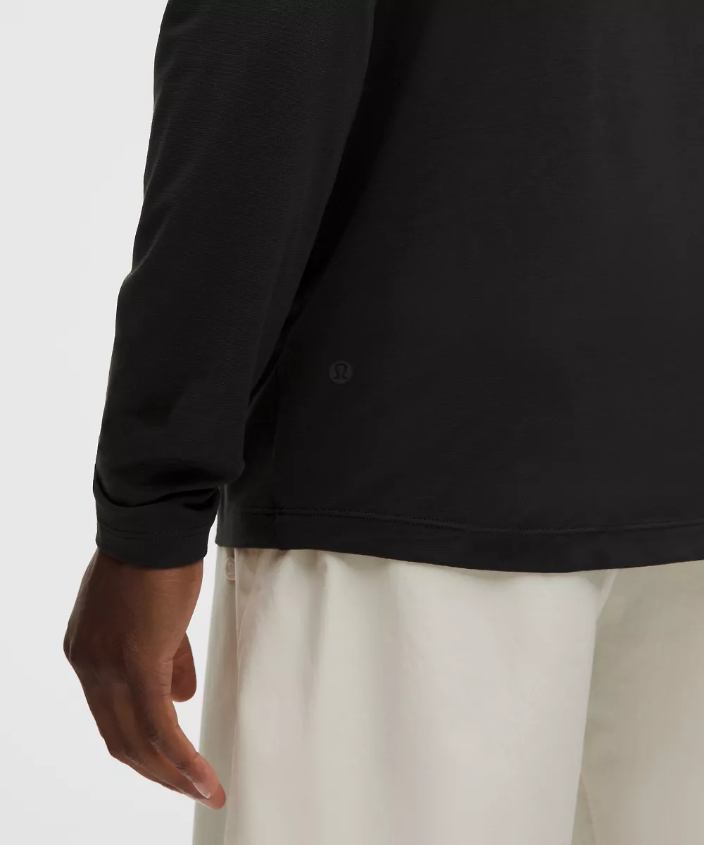 Polo manches longues Evolution — Black, view 5