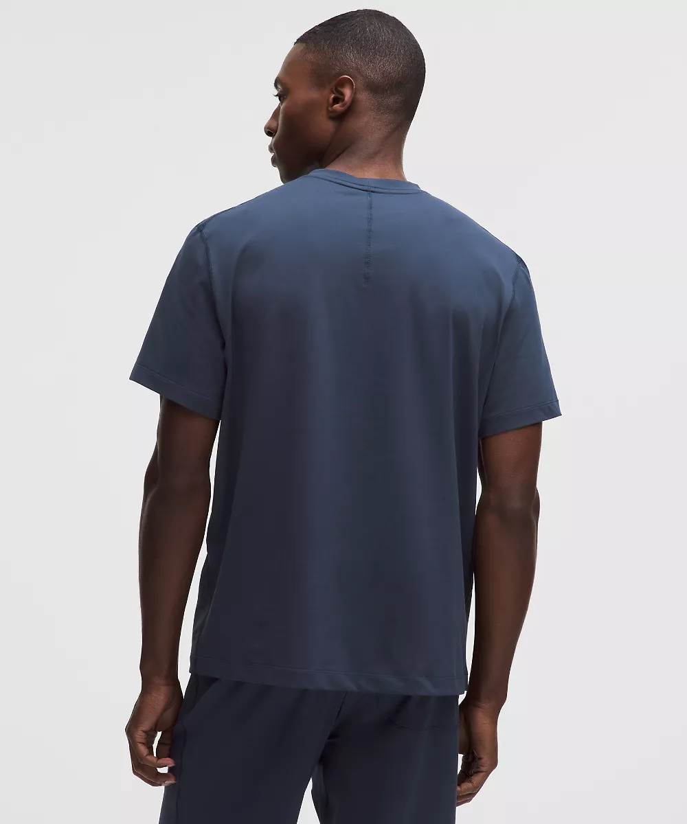 Chemise manches courtes en jersey doux — Club Blue, view 3