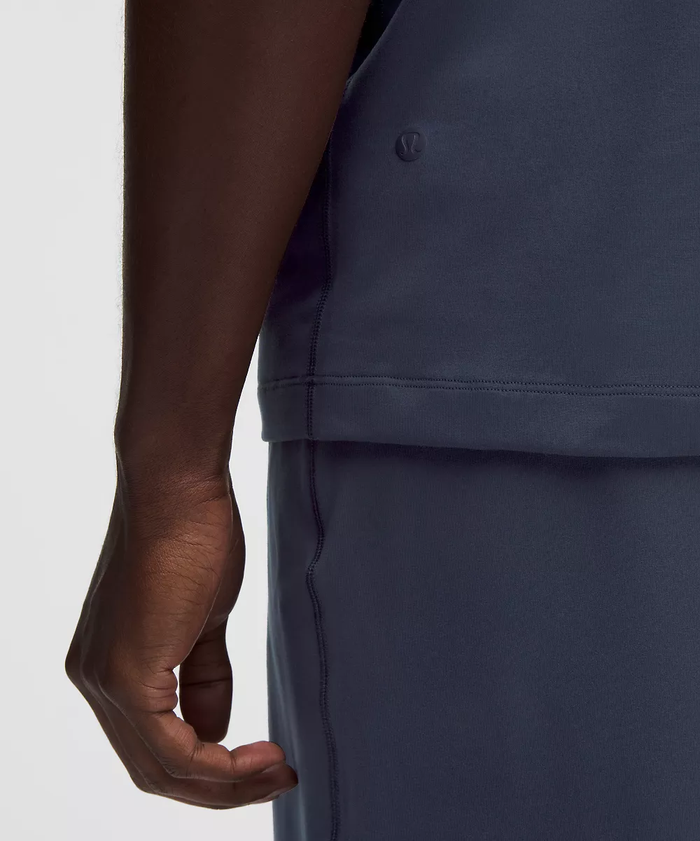 Chemise manches courtes en jersey doux — Club Blue, view 5
