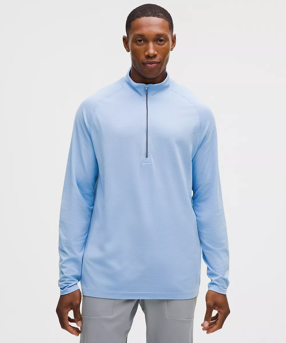 Metal Vent Tech sweat demi-zip — Sinatra Blue/Sinatra Blue, view 1