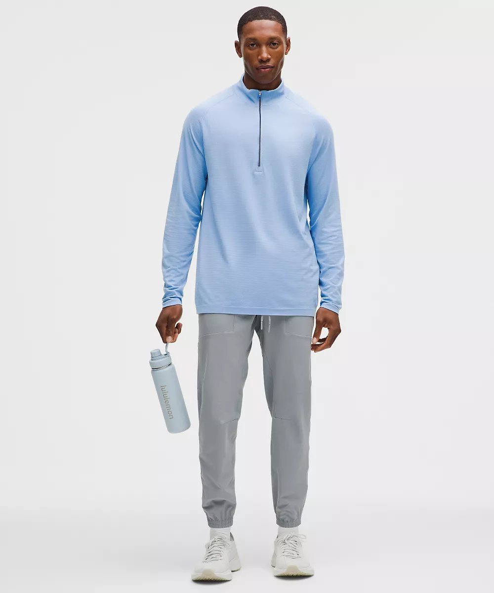 Metal Vent Tech sweat demi-zip — Sinatra Blue/Sinatra Blue, view 2