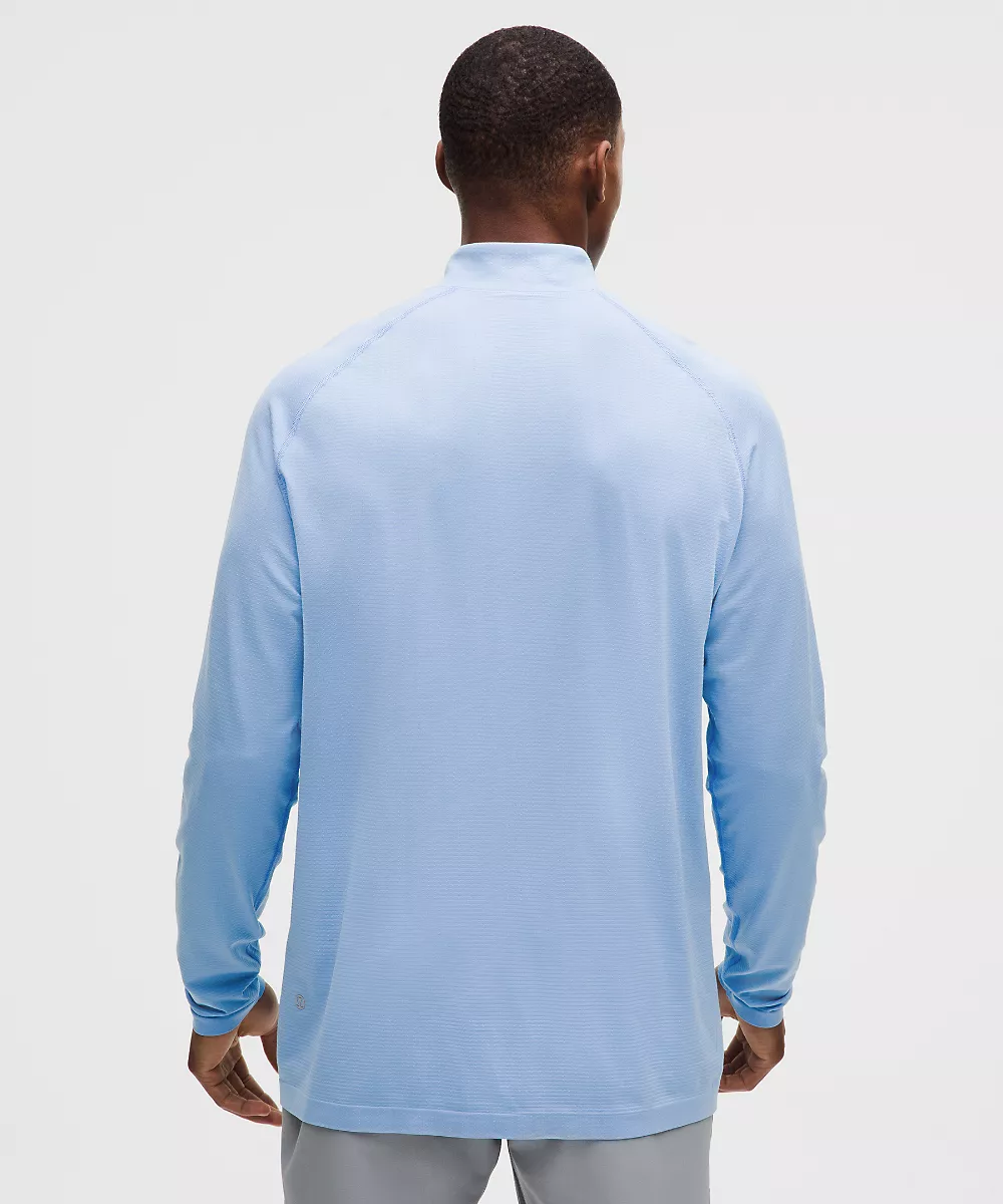 Metal Vent Tech sweat demi-zip — Sinatra Blue/Sinatra Blue, view 3