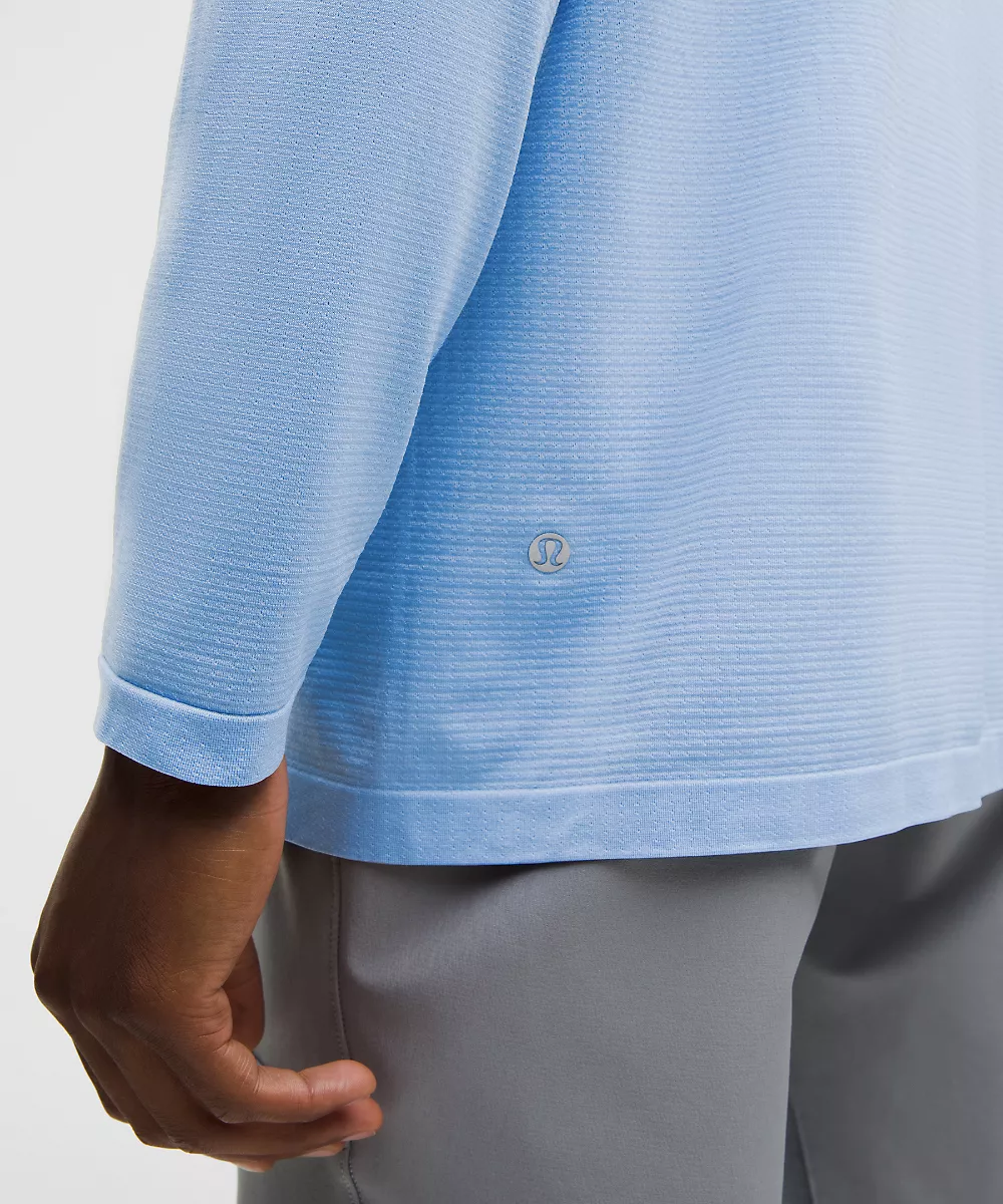 Metal Vent Tech sweat demi-zip — Sinatra Blue/Sinatra Blue, view 5