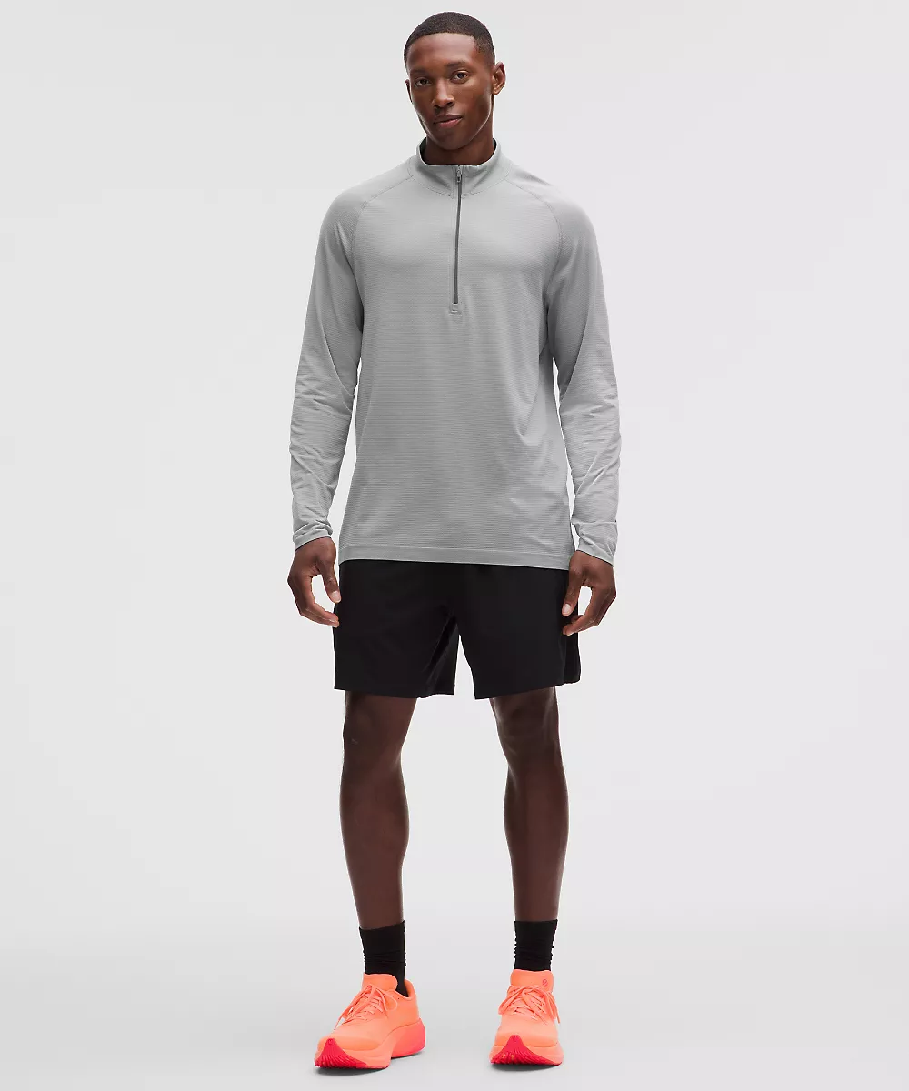 Metal Vent Tech sweat demi-zip — Feather Grey/Feather Grey, view 2