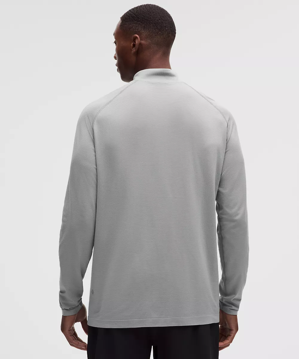 Metal Vent Tech sweat demi-zip — Feather Grey/Feather Grey, view 3