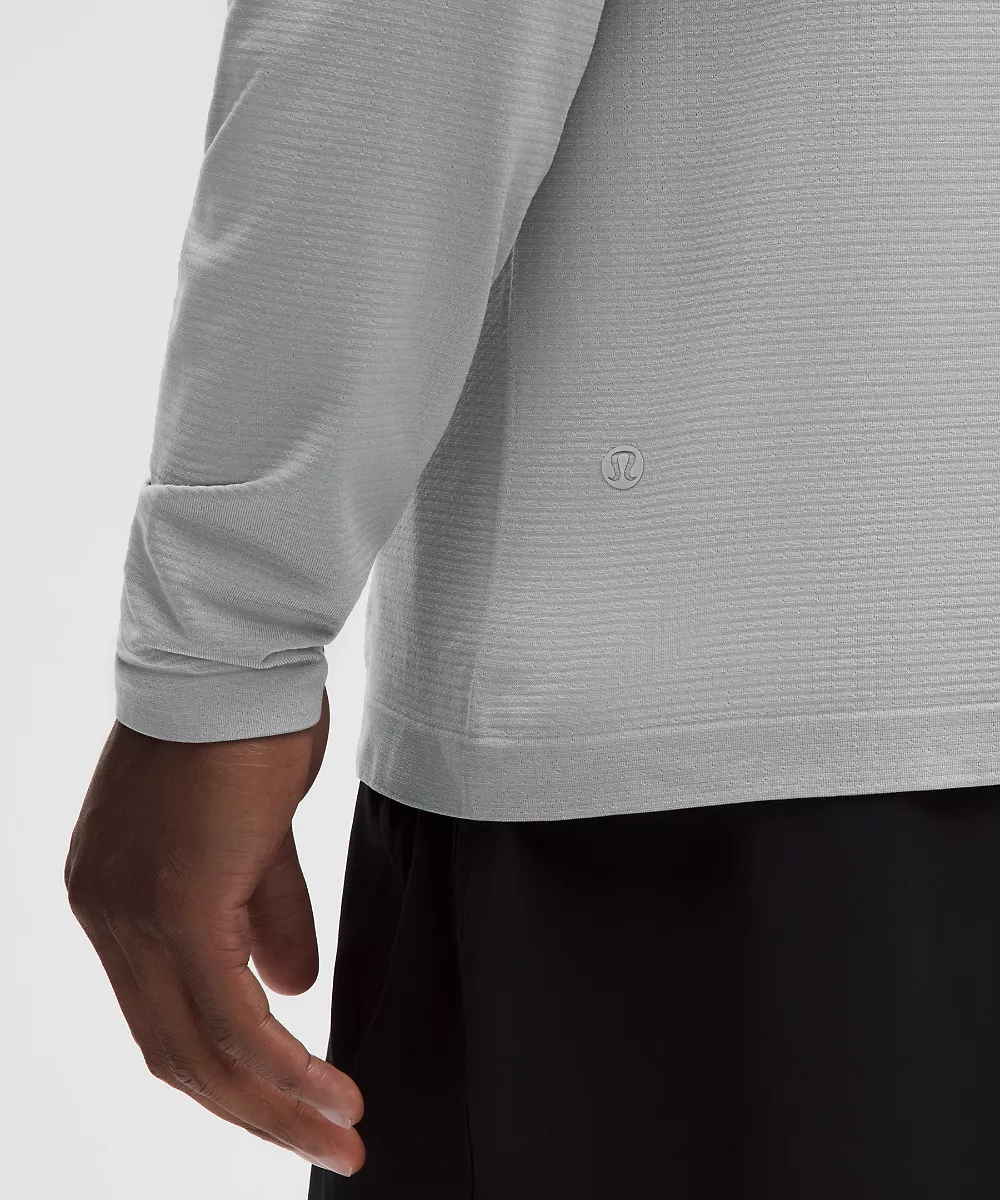 Metal Vent Tech sweat demi-zip — Feather Grey/Feather Grey, view 5