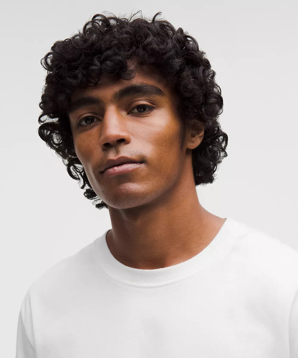 T-shirt en jersey de coton épais — White, view 4
