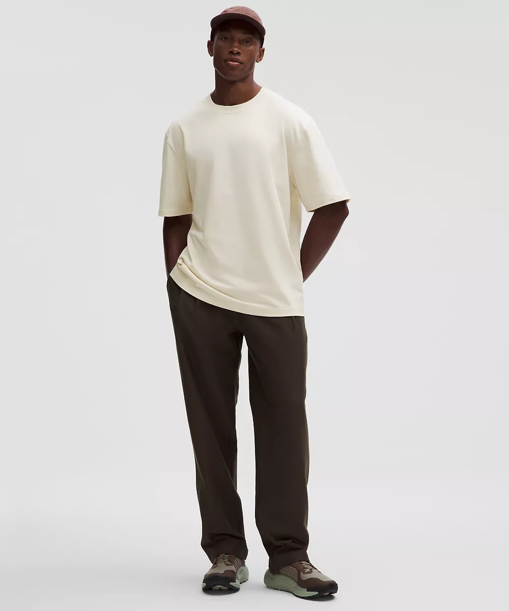 T-shirt en jersey de coton épais — Light Ivory, view 2