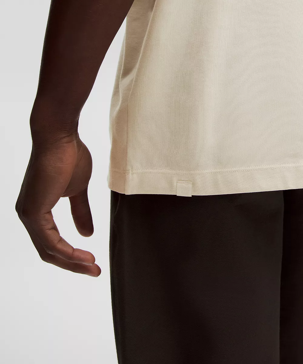 T-shirt en jersey de coton épais — Light Ivory, view 5