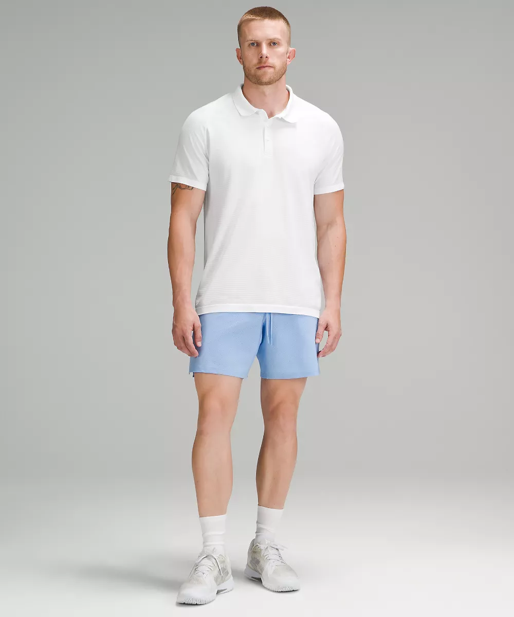 Metal Vent Tech polo *Double Dye — White/White, view 2