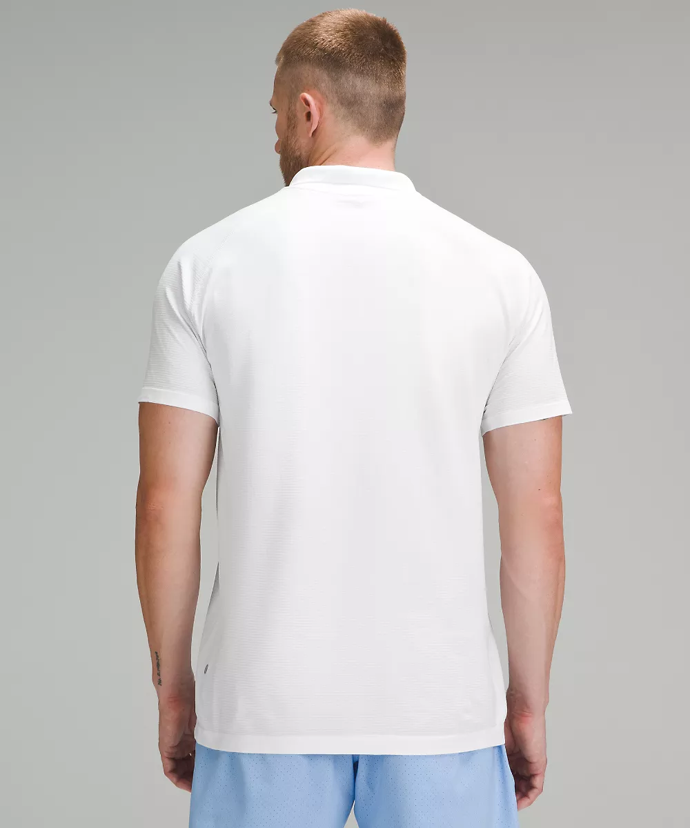 Metal Vent Tech polo *Double Dye — White/White, view 3