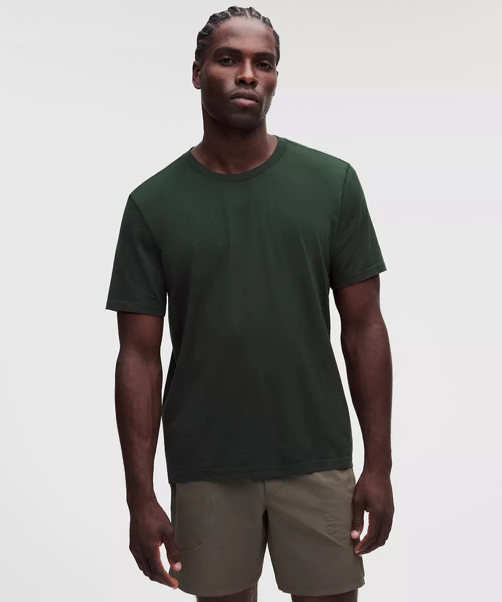 Metal Vent Tech chemise coupe décontractée manches courtes — Rainforest Green/Rainforest Green, view 1