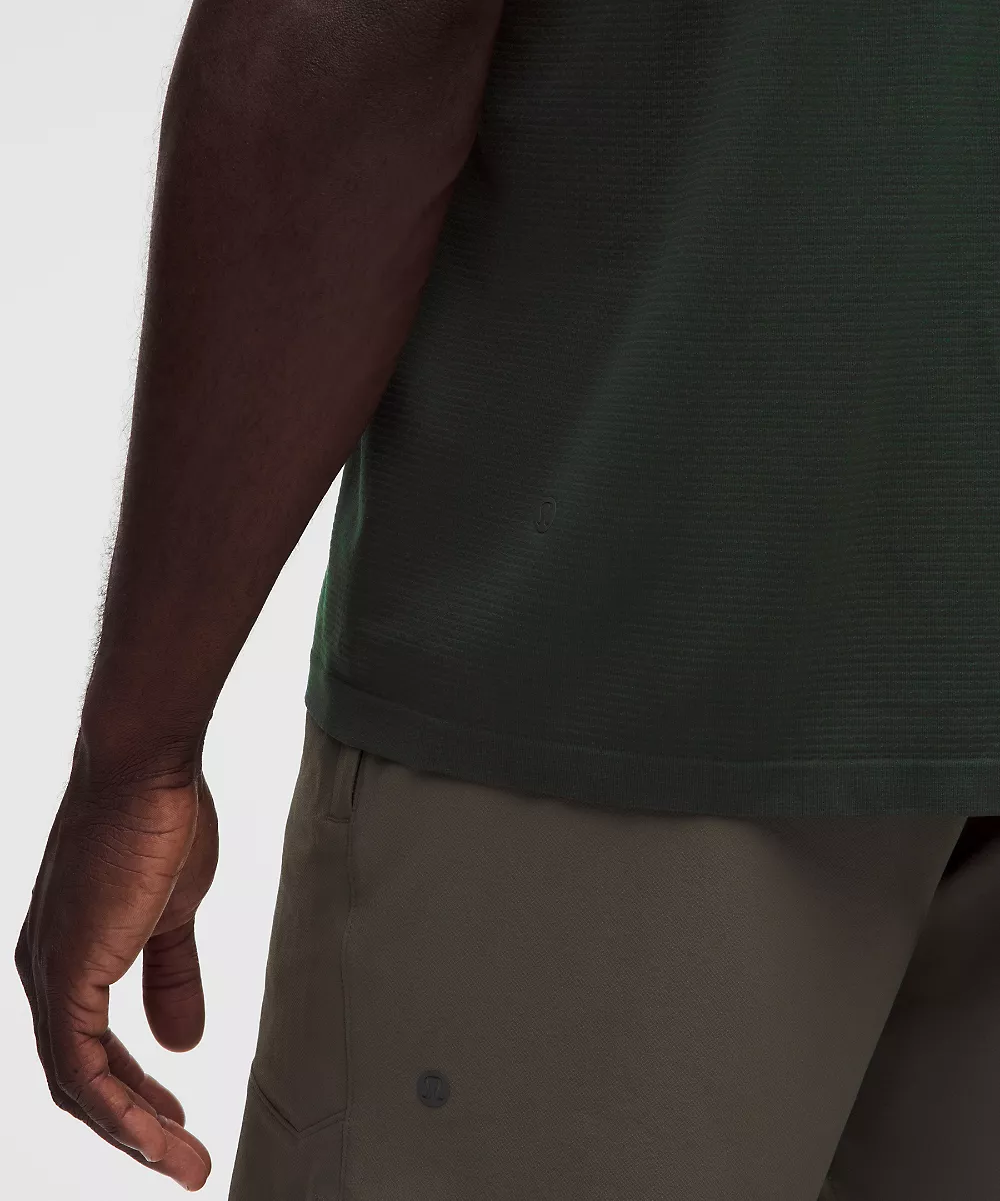Metal Vent Tech chemise coupe décontractée manches courtes — Rainforest Green/Rainforest Green, view 5