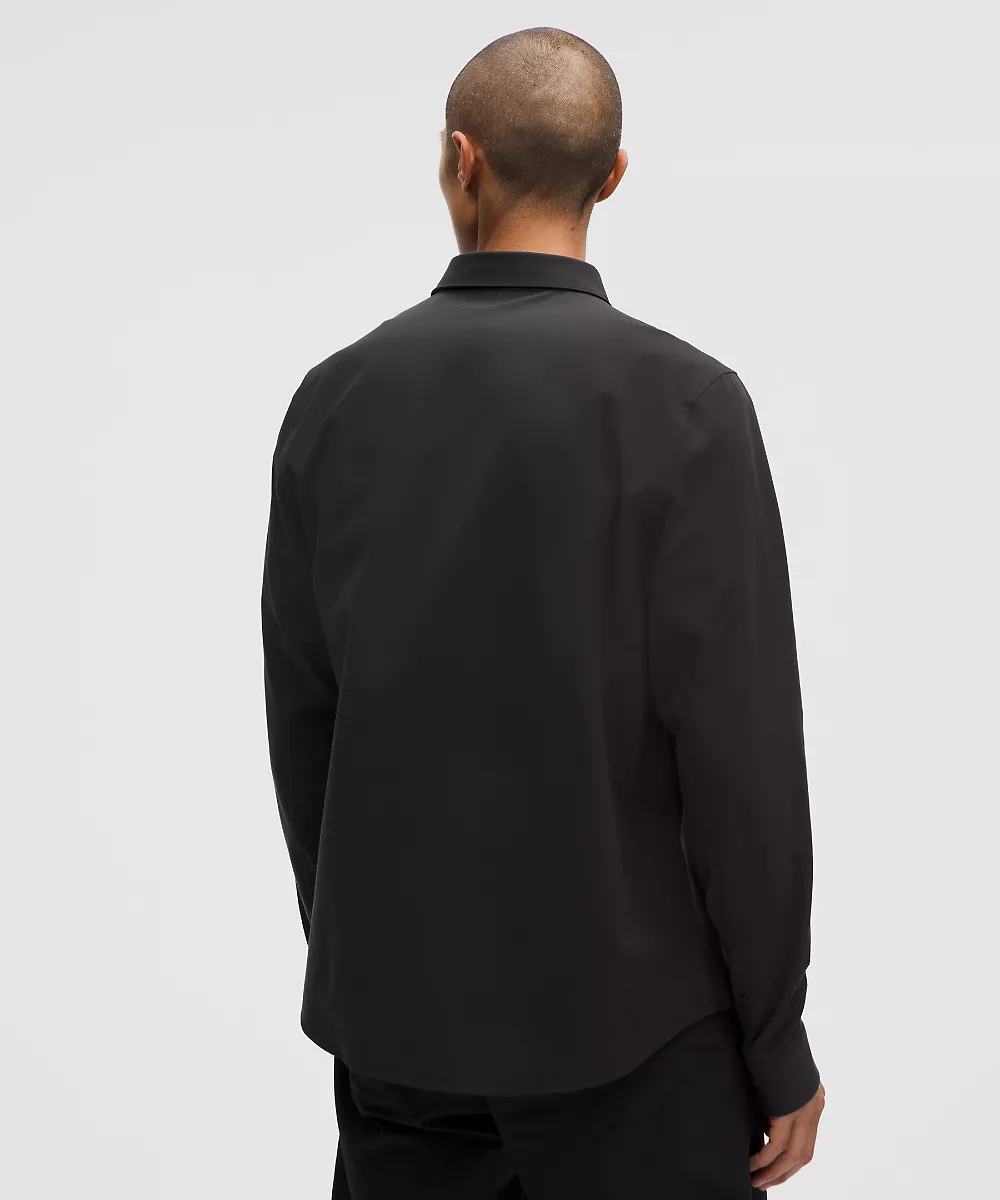 Chemise manches longues New Venture *Coupe ajustée actualisée — Black, view 3