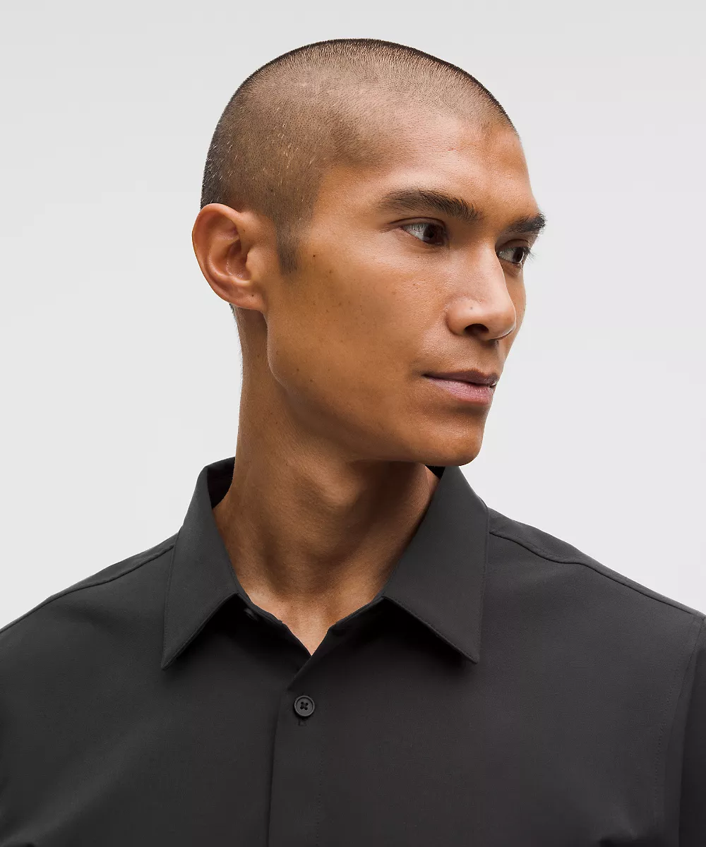 Chemise manches longues New Venture *Coupe ajustée actualisée — Black, view 4