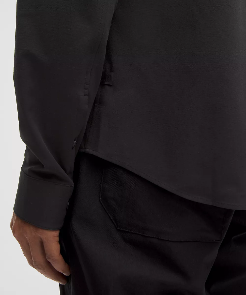 Chemise manches longues New Venture *Coupe ajustée actualisée — Black, view 5