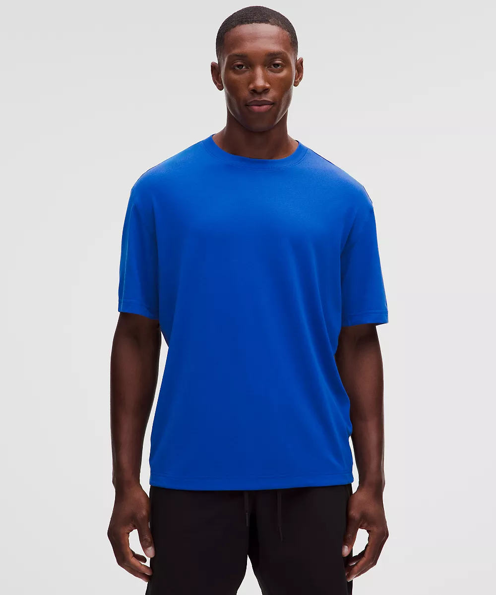 Chemise d'entraînement EasySet manches courtes — Beach Ball Blue, view 1