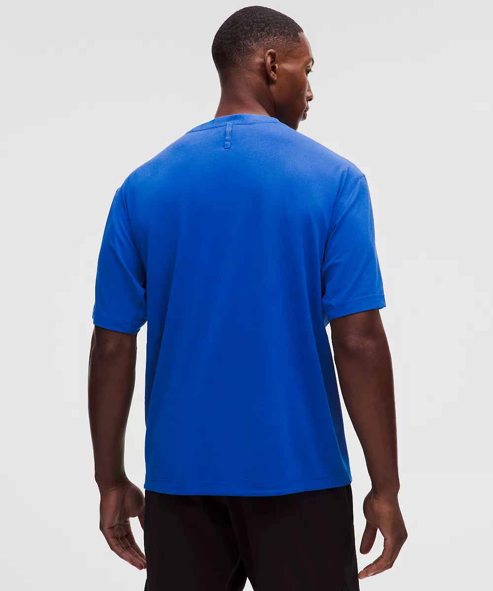 Chemise d'entraînement EasySet manches courtes — Beach Ball Blue, view 3