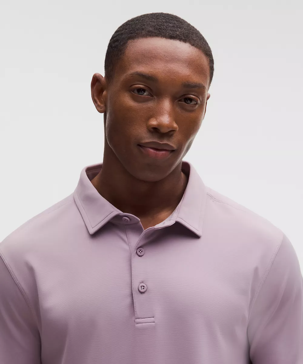 Polo ShowZero™ coupe ajustée homme — Lotus Lavender, view 4