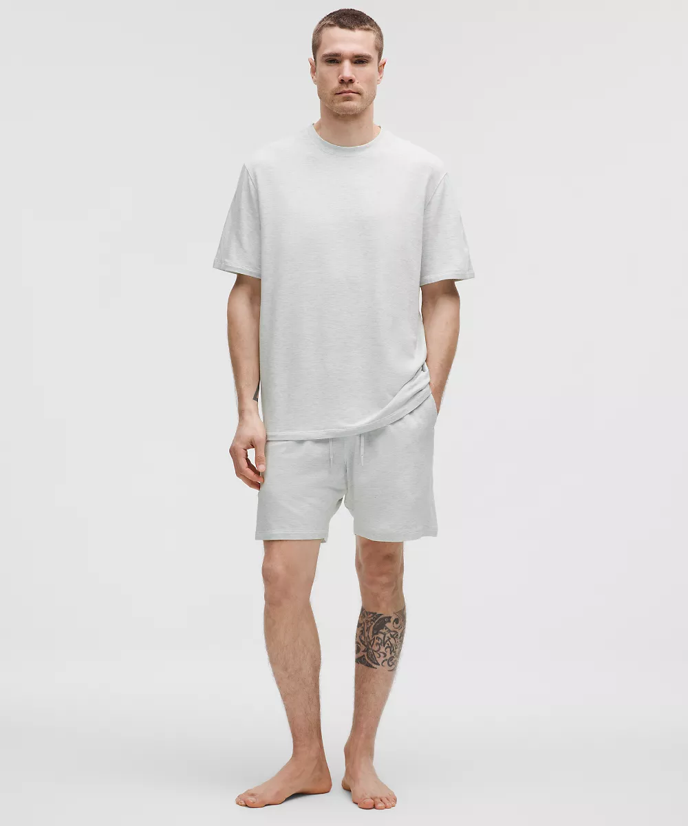 Chemise manches courtes coupe décontractée BeCalm — Heathered Vapor, view 2